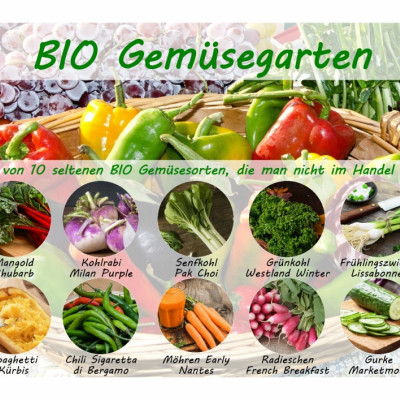 Bio - Vegetable garden - Seed set
