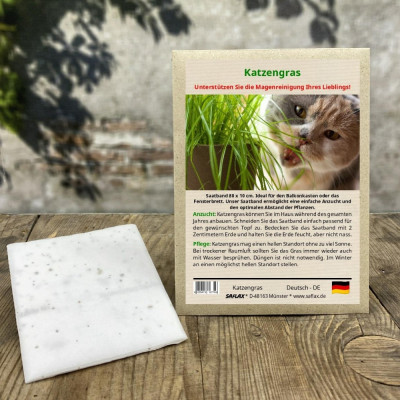 Cat grass seed tape