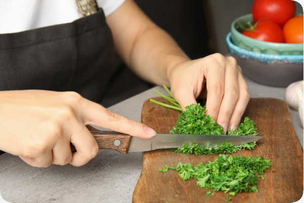 Organic curly parsley