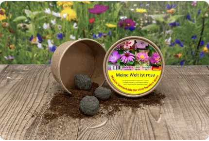 Meine Welt ist rosa - Samenbälle