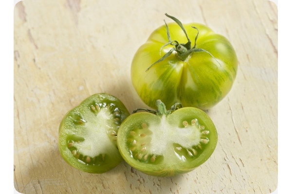 Organic Tomato - Green Zebra