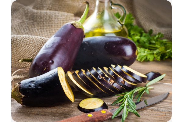 Organic - Aubergine - Long Purple