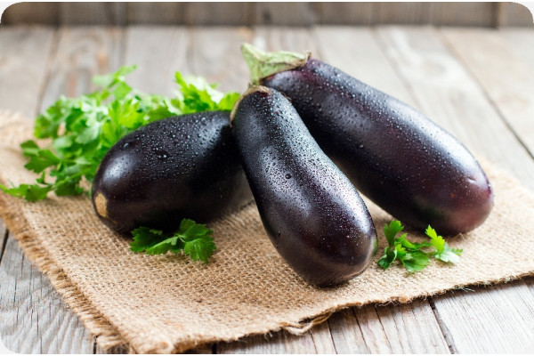 Organic - Aubergine - Long Purple