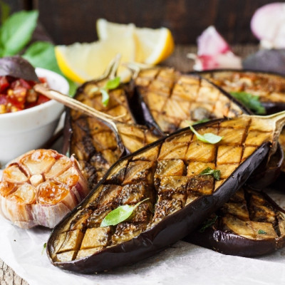 Organic - Aubergine - Long Purple