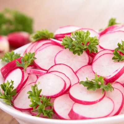 Organic Radishes - French Breakfast