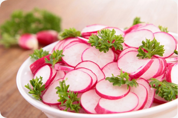 Organic Radishes - French Breakfast