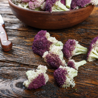 Organic Broccoli - Early Purple