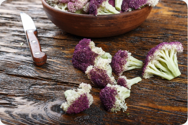 Organic Broccoli - Early Purple