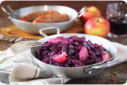 Organic - Red Cabbage - Red Drumhead
