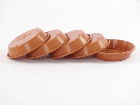 5 Geli Plastic Coaster - Lämplig för 8 cm krukor / terrakotta